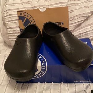 Size 38 Birkenstock Black Profi Clogs